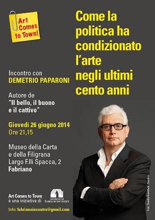 Incontro con Demetrio Paparoni